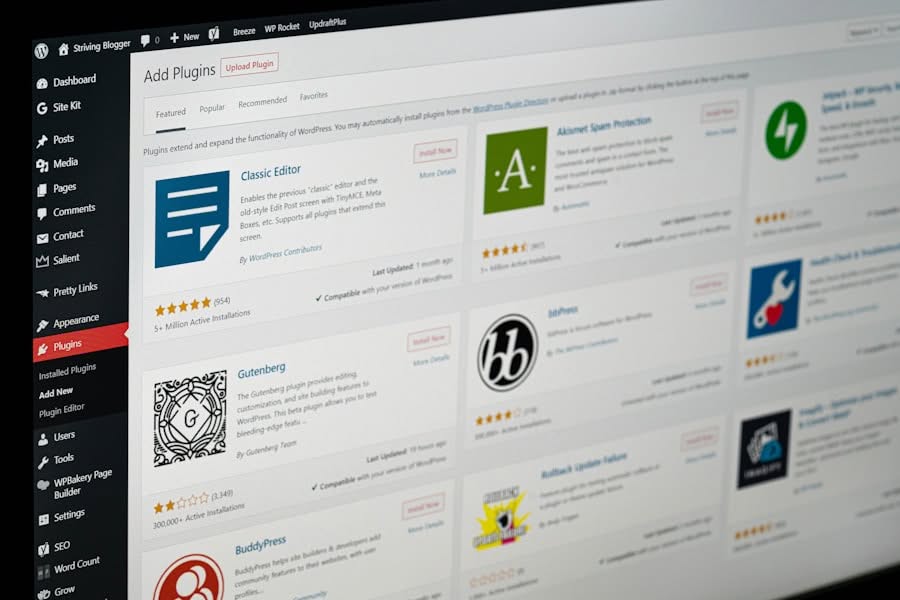 Photo WordPress management